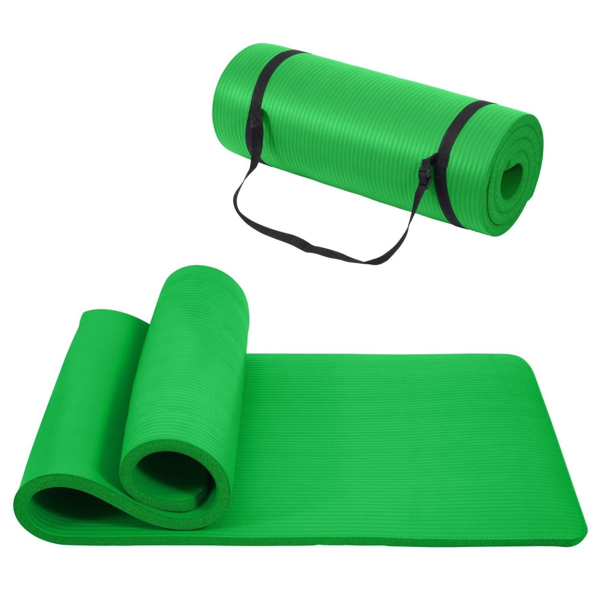 Only Supports Self Pickup Yoga Mat, One Inch Thickened High - density Practice Mat, Tear - resistant Practice Yoga Mat With Straps, Suitable For All Kinds Of Yoga Practice - NashPull