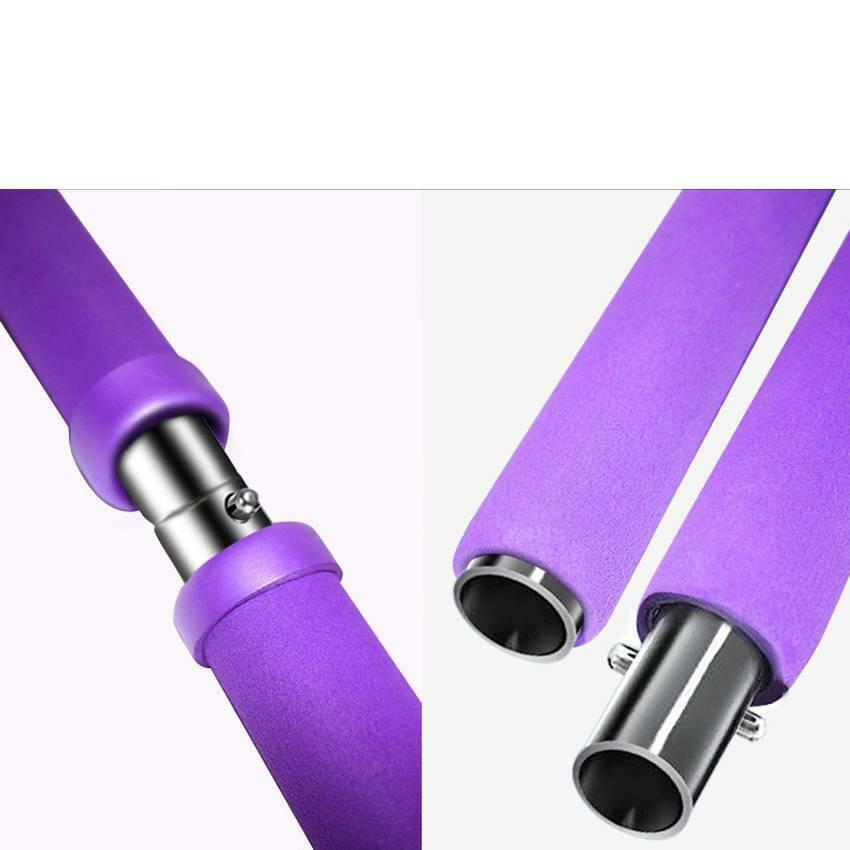Pilates Stick Home Fitness Exercise For Women Foot Pedal Resistance Band - NashPull