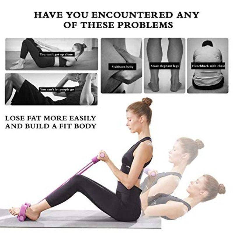 Pink - Foot Press Resistance Band - NashPull