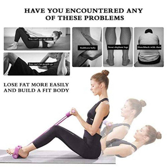 Pink - Foot Press Resistance Band - NashPull