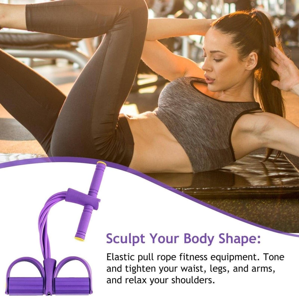 Pink - Foot Press Resistance Band - NashPull