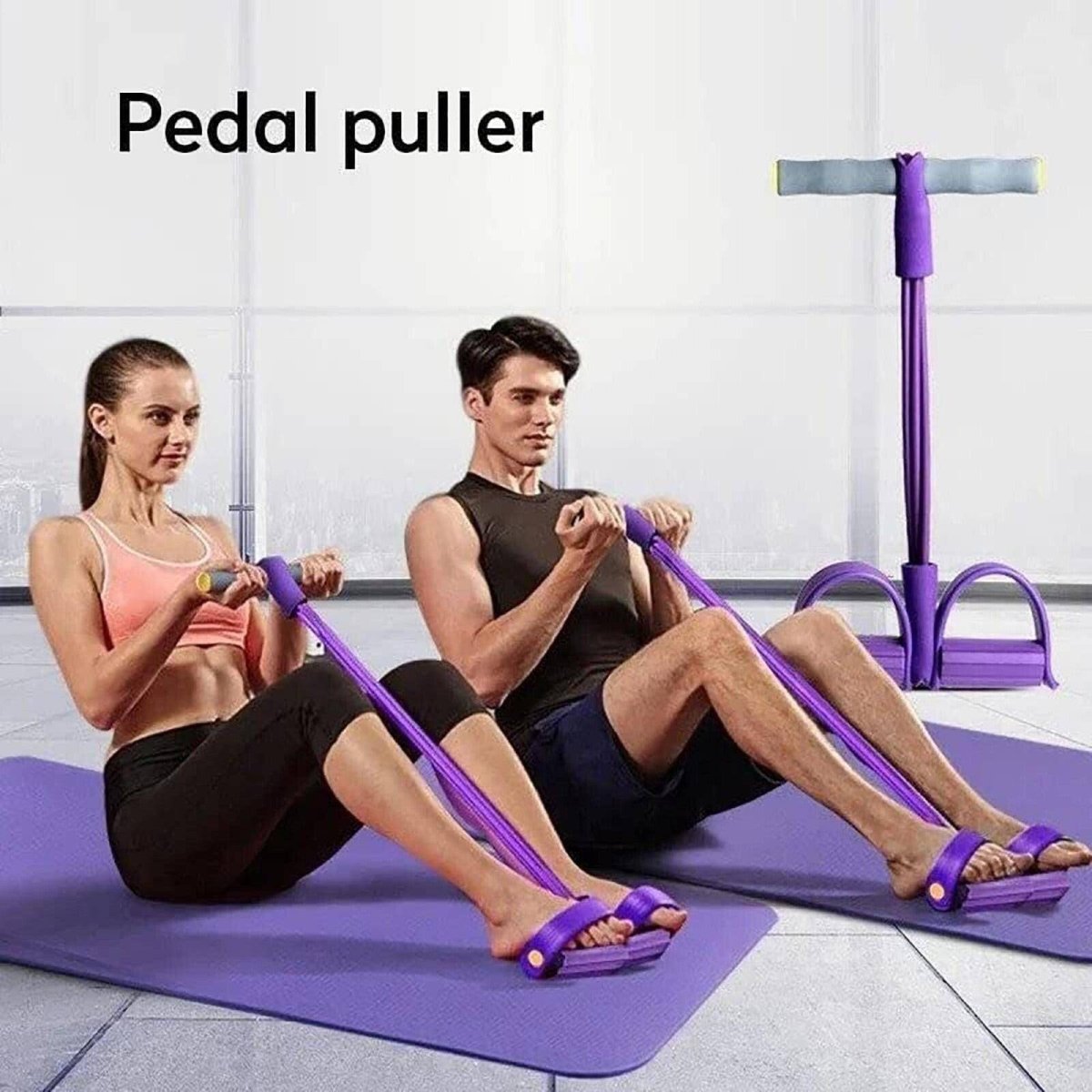 Pink - Foot Press Resistance Band - NashPull