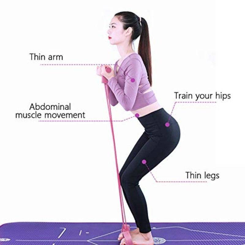 Pink - Foot Press Resistance Band - NashPull
