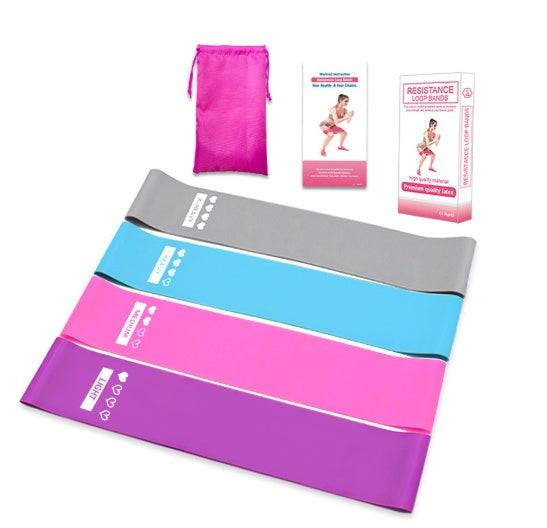 Resistance Bands Sealing Elastic Booty Sport Bodybuilding Rubber Band For Fitness Gym Leagues Equipment Sports Mini Yoga - NashPull