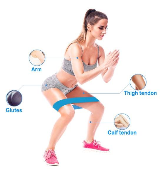Resistance Bands Sealing Elastic Booty Sport Bodybuilding Rubber Band For Fitness Gym Leagues Equipment Sports Mini Yoga - NashPull