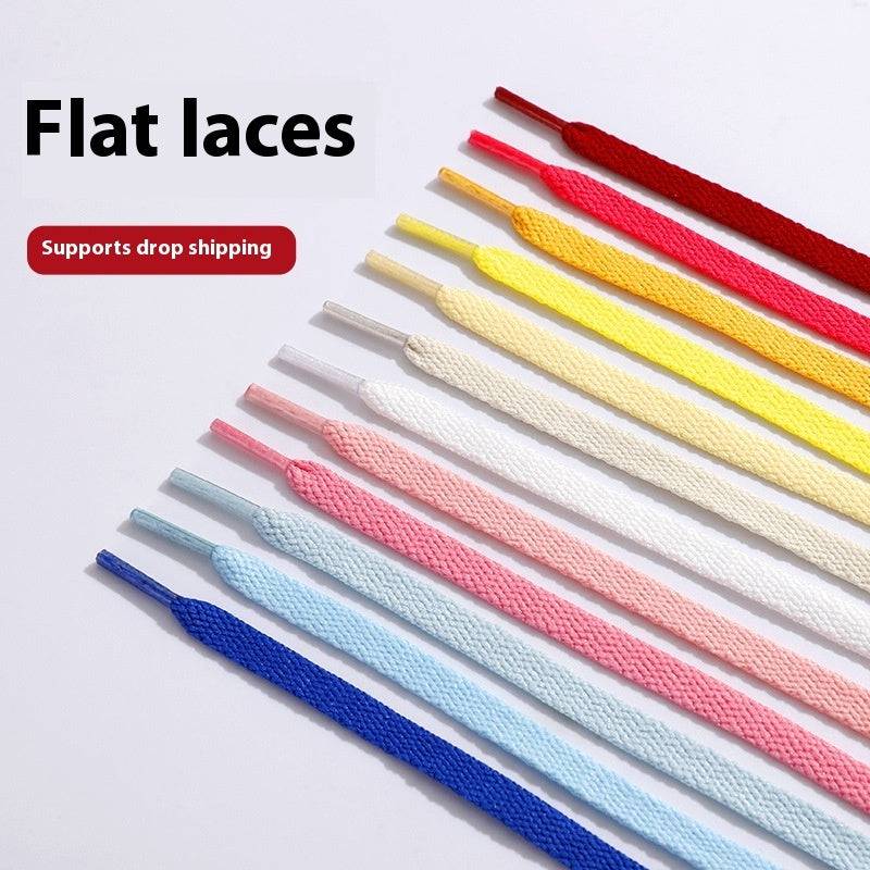 Single - layer Flat Athletic Shoe Laces Pairs - NashPull