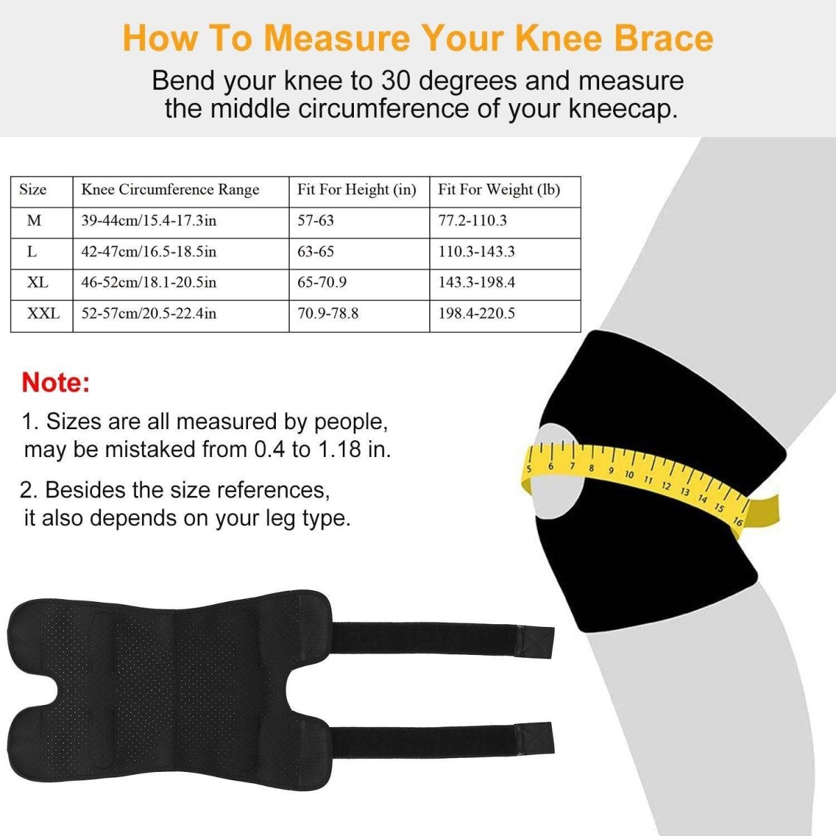 Sport Knee Brace Adjustable Open Patella Knee Support Compression Knee Wrap For Running Climbing Pain Relief Recovery Of Injured Knee - NashPull