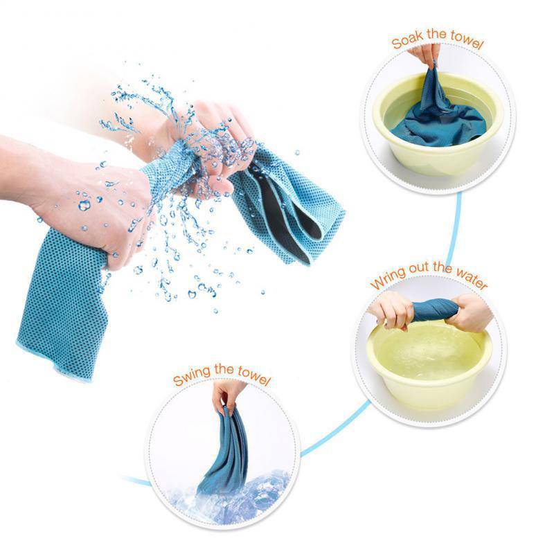 Sports Cooling Towels Cooling Towels, Cool Towel, Soft Breathable Chilly Towel, Microfiber Ice Cold Towel For Yoga, Golf, Gym, Camping, Running, Fitness, Workout & More Activities - NashPull