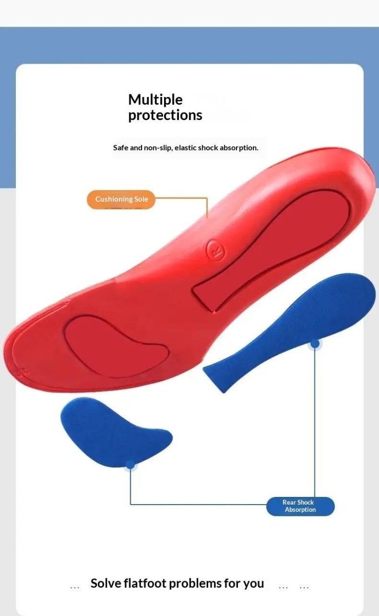Sports Insole Shock - absorbing Soft Elastic - NashPull