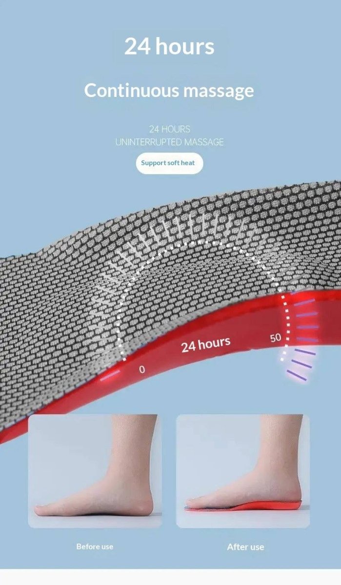 Sports Insole Shock - absorbing Soft Elastic - NashPull
