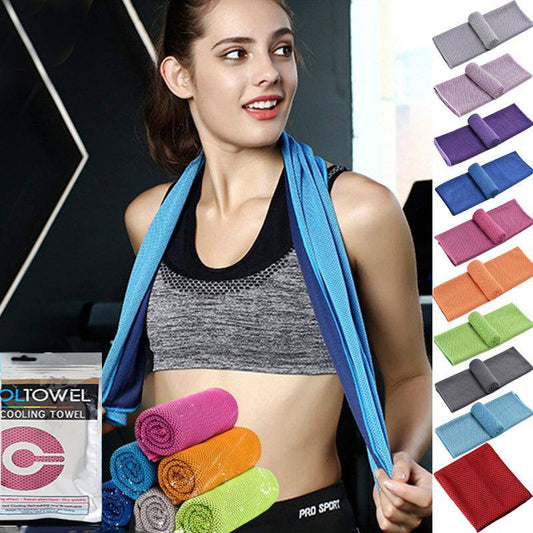 Sports Quick - Drying Cooling Towel Swimming Gym Travel Cycling Gym Club Yoga Sports Cold Feeling Sport Towels To Take Carry Hot - NashPull