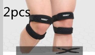 Sports Silicone Patella Belt Compression Protection Patella Running Mountaineering Breathable Basketball Knee Pads - NashPull