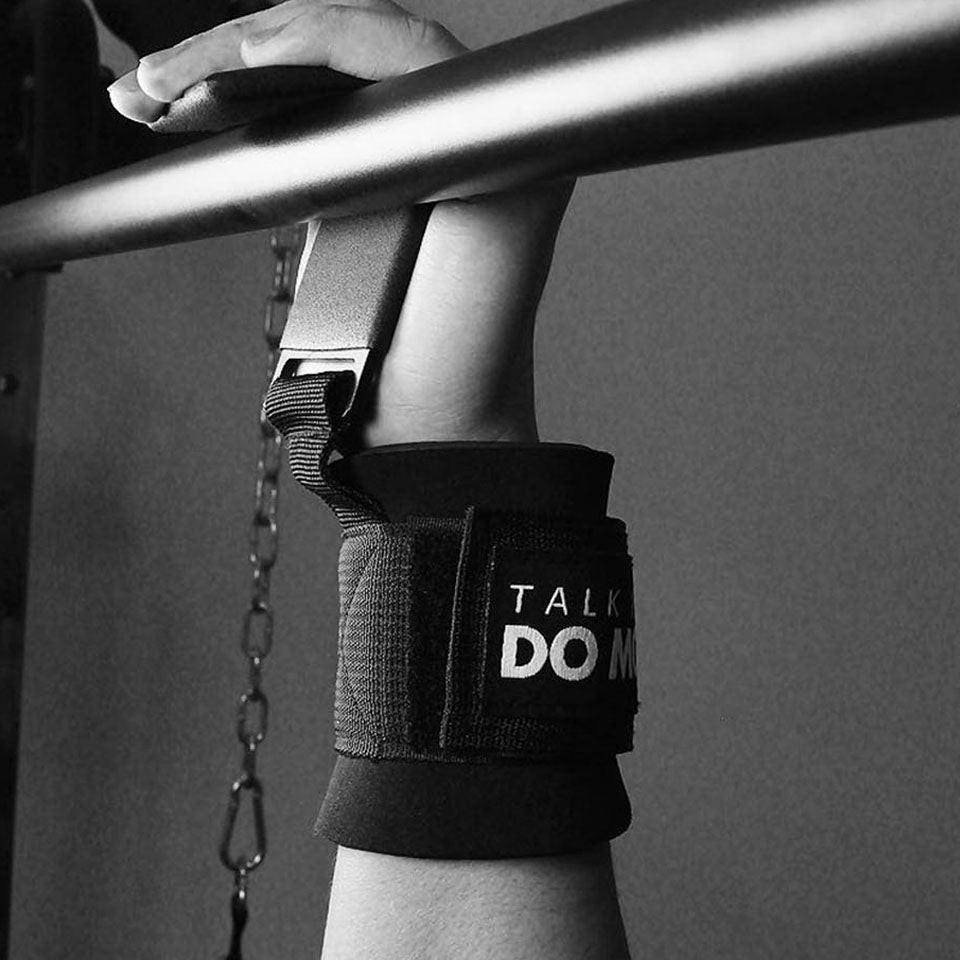 Weight Lifting Hook Grips Padded With Wrist Wraps Hand - Bar Powerlifting Gloves Heavy Duty Pull - ups Hooks Gym Training Straps - NashPull