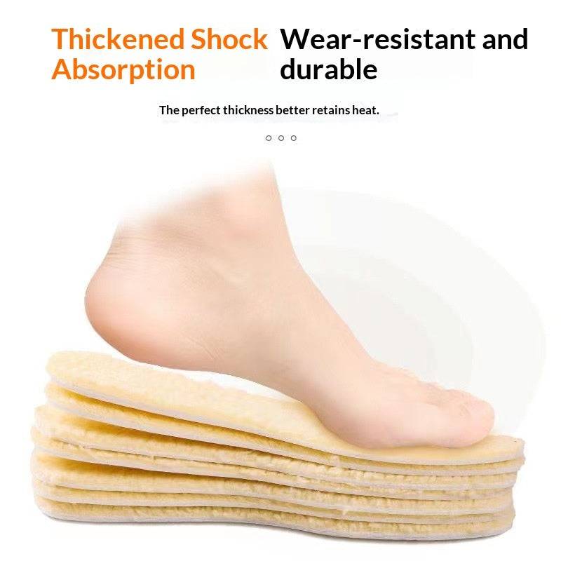 Winter Fleece - lined Extra - thick And Cuttable Wool Insoles - NashPull