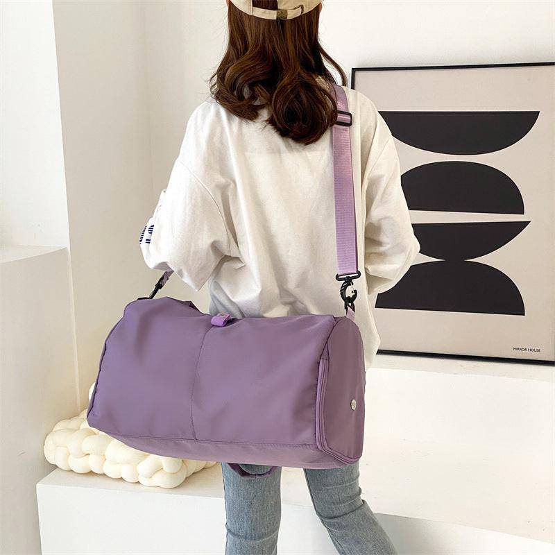 Women Yoga Bag Sports Fitness Dry And Wet Separation Large Capacity Storage Travel Bags Can Carry Yoga Mats - NashPull