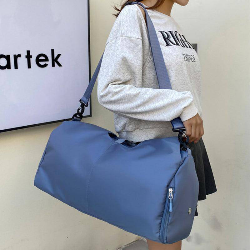 Women Yoga Bag Sports Fitness Dry And Wet Separation Large Capacity Storage Travel Bags Can Carry Yoga Mats - NashPull