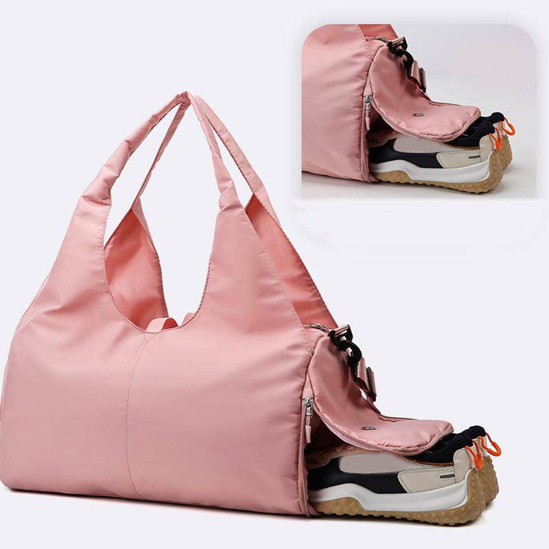 Women Yoga Bag Sports Fitness Dry And Wet Separation Large Capacity Storage Travel Bags Can Carry Yoga Mats - NashPull
