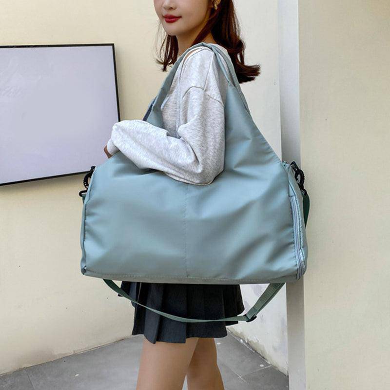 Women Yoga Bag Sports Fitness Dry And Wet Separation Large Capacity Storage Travel Bags Can Carry Yoga Mats - NashPull