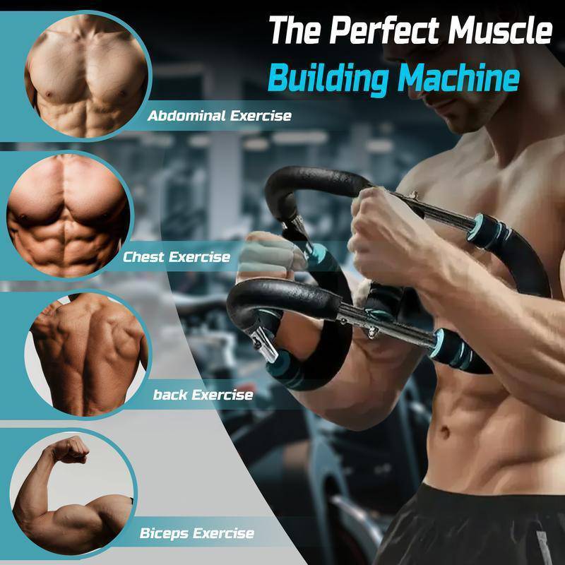 Yagod Twist Bar Arm Trainer, Adjustable Resistance From 90 To 120 Lbs, Suitable For Home And Gym Use, For Arm, Chest, And Shoulder Training - NashPull