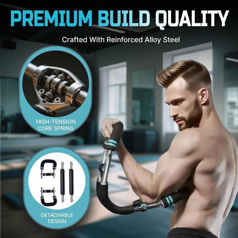 Yagod Twist Bar Arm Trainer, Adjustable Resistance From 90 To 120 Lbs, Suitable For Home And Gym Use, For Arm, Chest, And Shoulder Training - NashPull
