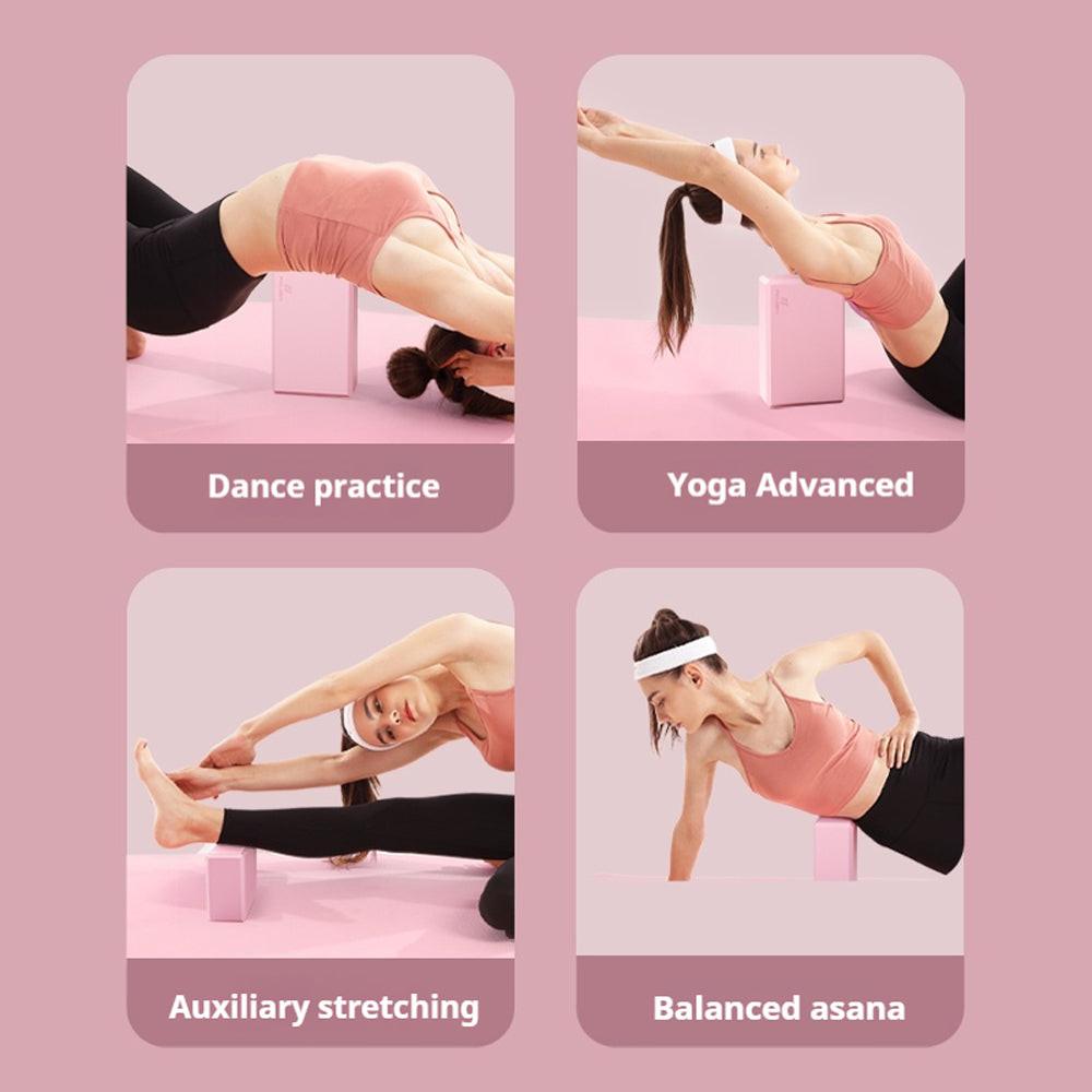 Yoga Bricks Gym Blocks Foam Brick Training Exercise Fitness Tool Yoga Bolster Pillow Cushion Stretching Body Shaping Blocks - NashPull