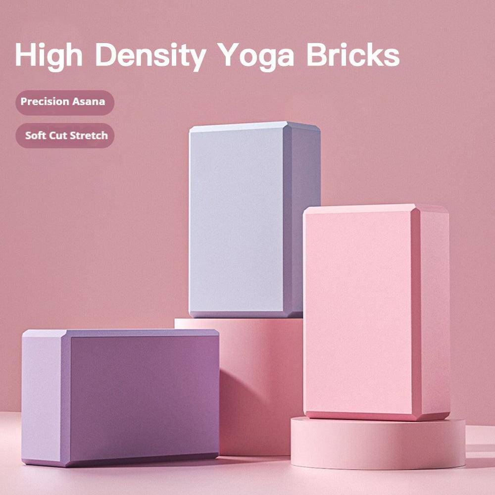 Yoga Bricks Gym Blocks Foam Brick Training Exercise Fitness Tool Yoga Bolster Pillow Cushion Stretching Body Shaping Blocks - NashPull