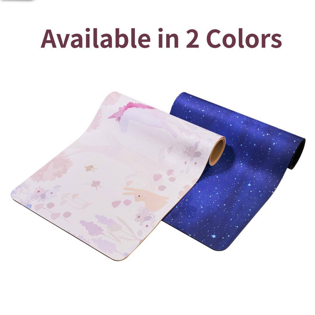 Yoga Mat, Exercise Yoga Mat Print With Non - Slip Design, Professional TPE Exericise Mat, 72 X 24 Multi - Purpose Workout Mat For Women, Pilates Fitness And Floor Exercises - NashPull