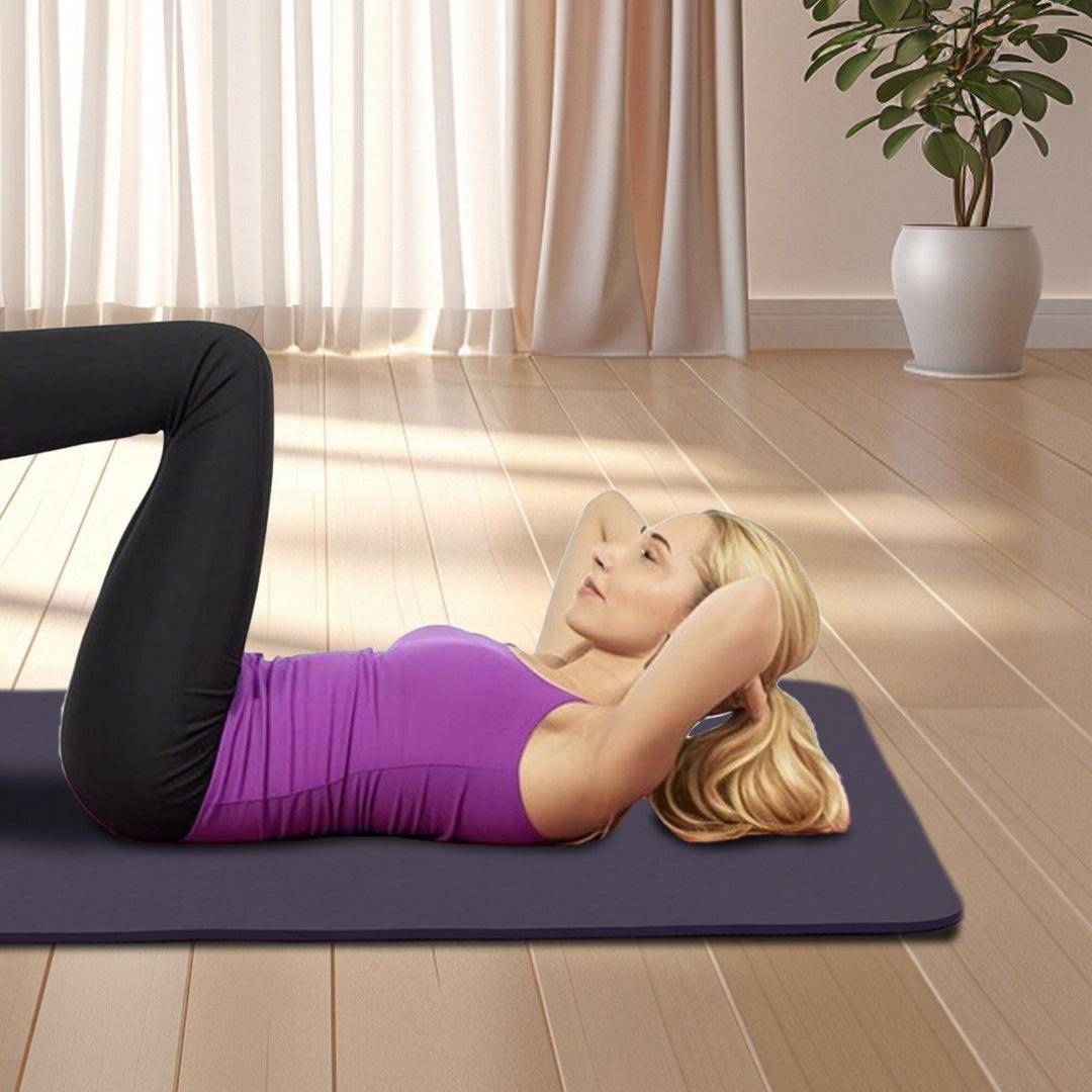 Yoga Mat, Exercise Yoga Mat With Non - Slip Design, Professional TPE Exericise Mat, 72 X 24 Multi - Purpose Workout Mat For Women, Pilates Fitness And Floor Exercises - NashPull