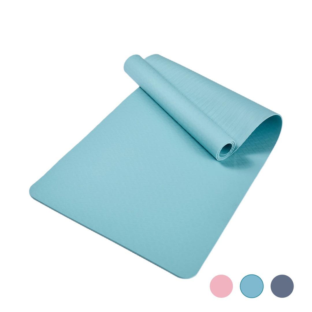 Yoga Mat, Exercise Yoga Mat With Non - Slip Design, Professional TPE Exericise Mat, 72 X 24 Multi - Purpose Workout Mat For Women, Pilates Fitness And Floor Exercises - NashPull