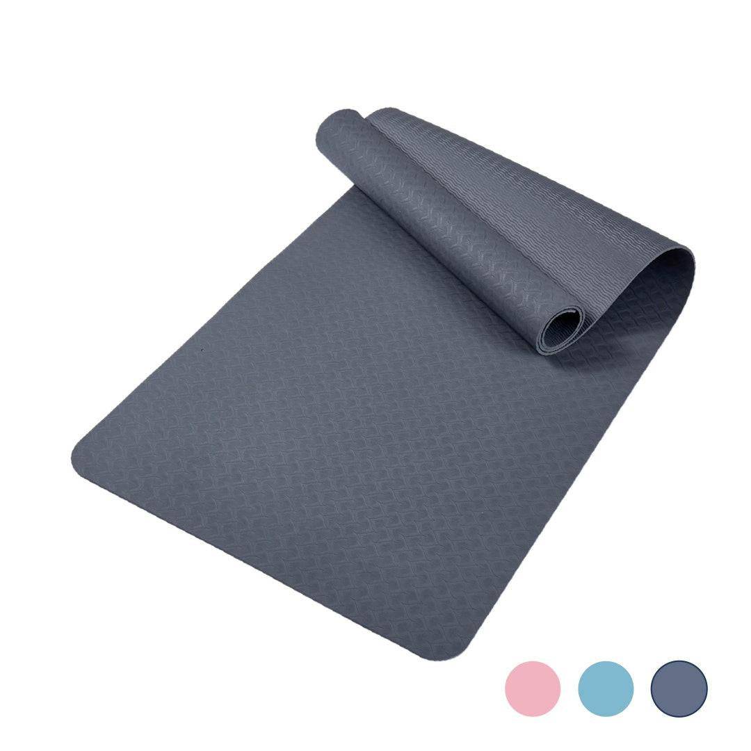 Yoga Mat, Exercise Yoga Mat With Non - Slip Design, Professional TPE Exericise Mat, 72 X 24 Multi - Purpose Workout Mat For Women, Pilates Fitness And Floor Exercises - NashPull